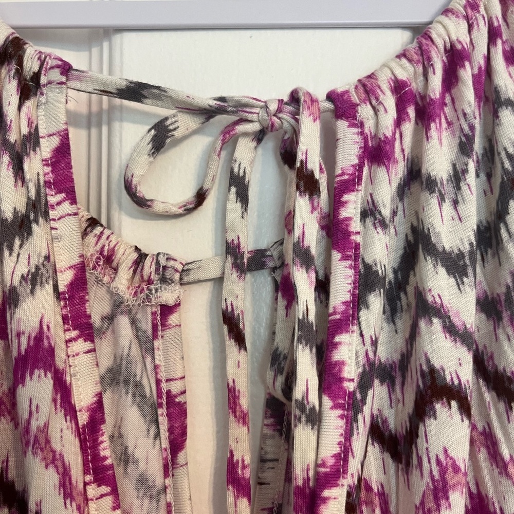 NWOT Best Society Pink and Purple Chevron Jumpsuit - Picture 6 of 8
